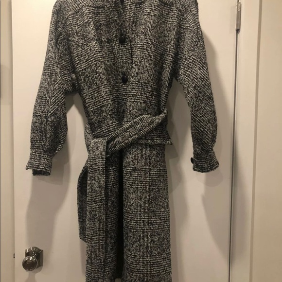 The Kooples BLACK WOOL COAT WITH HIGH NECK. Condition is "New with tags". - Picture 6 of 6